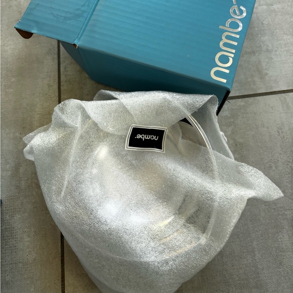 New Nambe tri corners bowl 6” 9.5oz silver - Picture 2 of 7